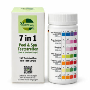 HCPMed+ 7in1 Pool und Spa Teststreifen