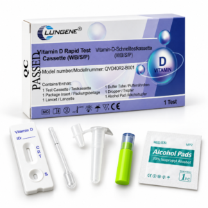 CLUNGENE Vitamin-D-Schnelltestkassette (WB/S/P) - 30 ng/mL Referenzwert